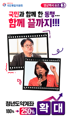 영상백서 쇼츠3) 국민과 함께 한 동행... 함꼐 끝까지!!! - 청년도약계좌 180%에서 250% 확대